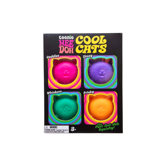 NeeDoh Cool Cats Teenie 4 in a Multi-Pack