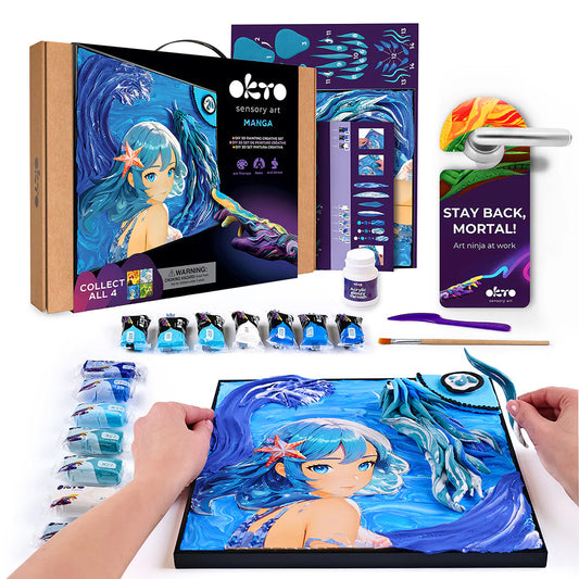 Okto Sensory Art DIY 3D Painting Manga Water