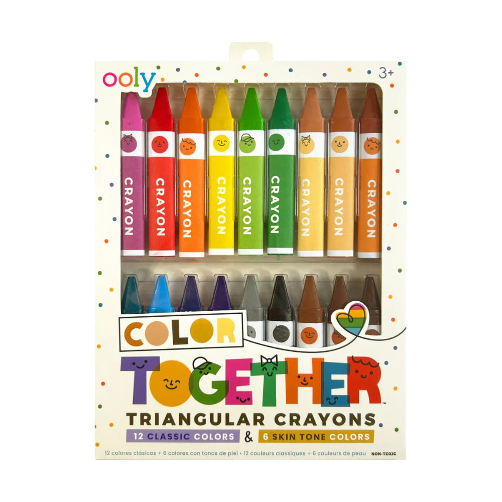 Ooly Colour Together Triangular Crayons 18pk