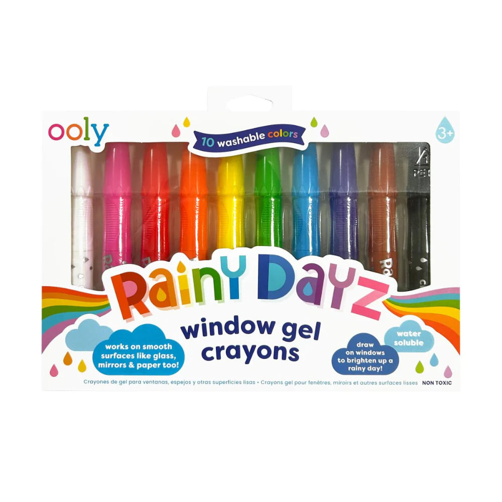 Ooly Rainy Dayz Window Gel Crayons