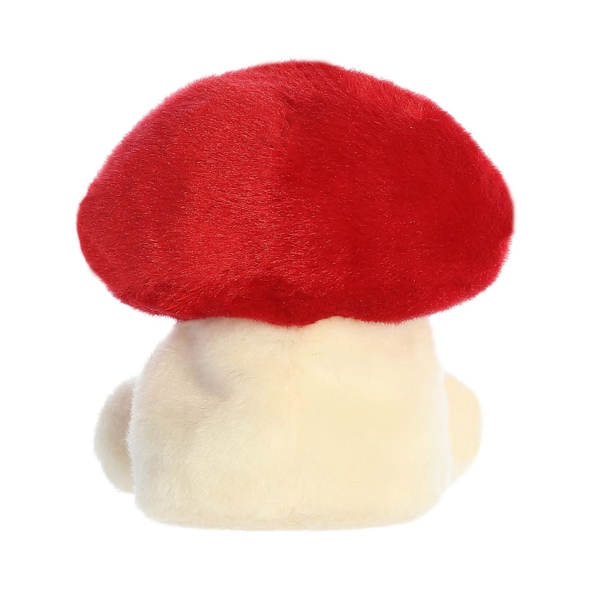 Back view of Palm Pals Amanita Red Mushroom on a white background