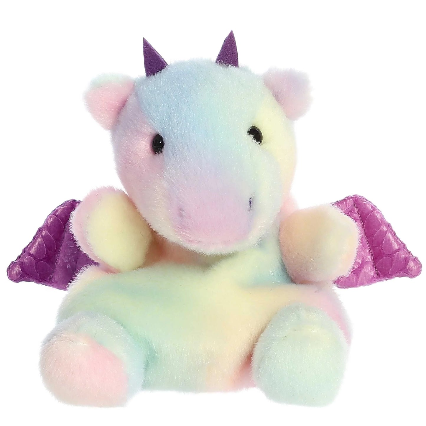 Palm Pals Aster Dragon mini plush sitting pose on white background