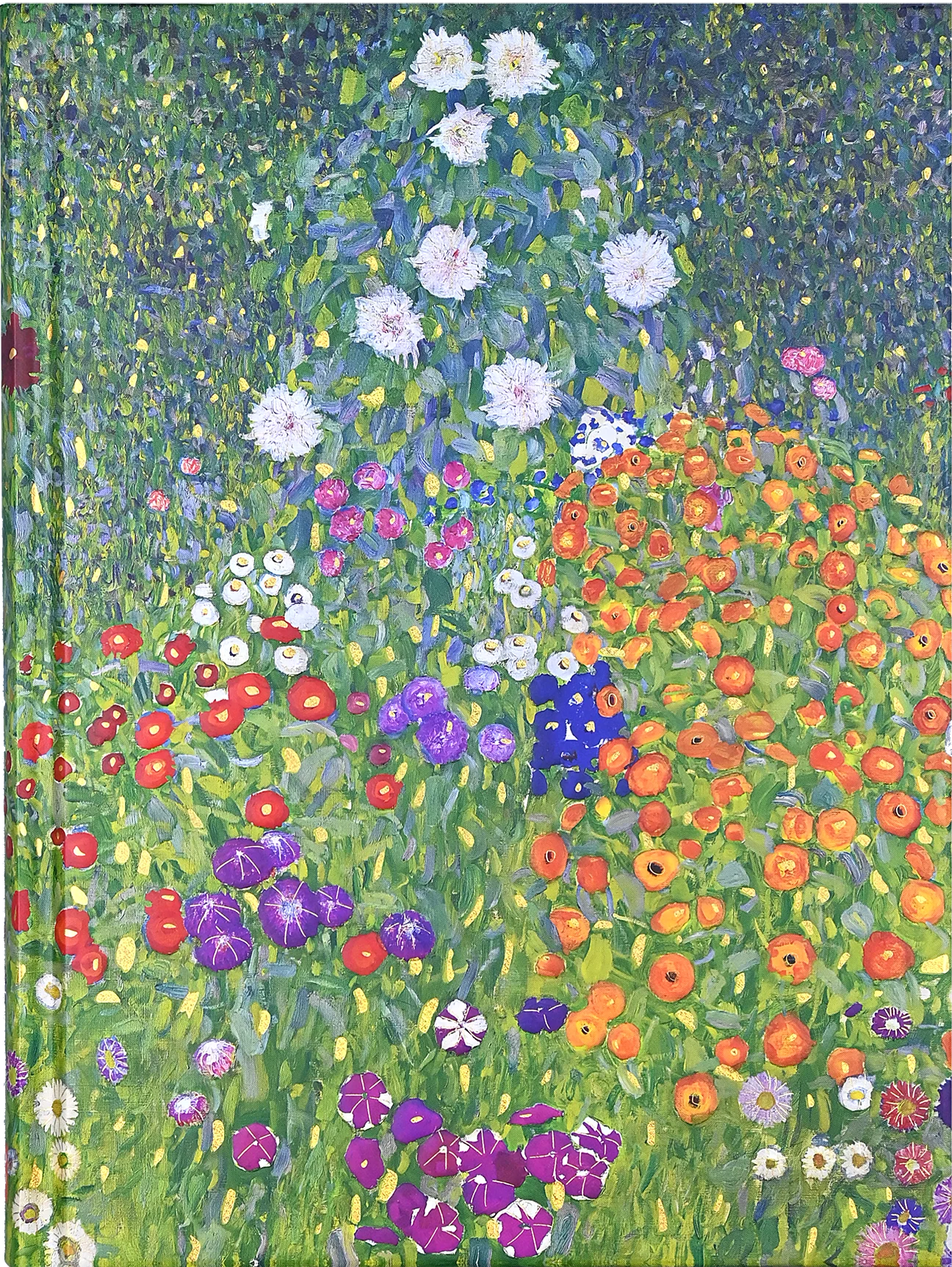 Peter Pauper Press Journal Cottage Garden Colorful floral design on a book cover