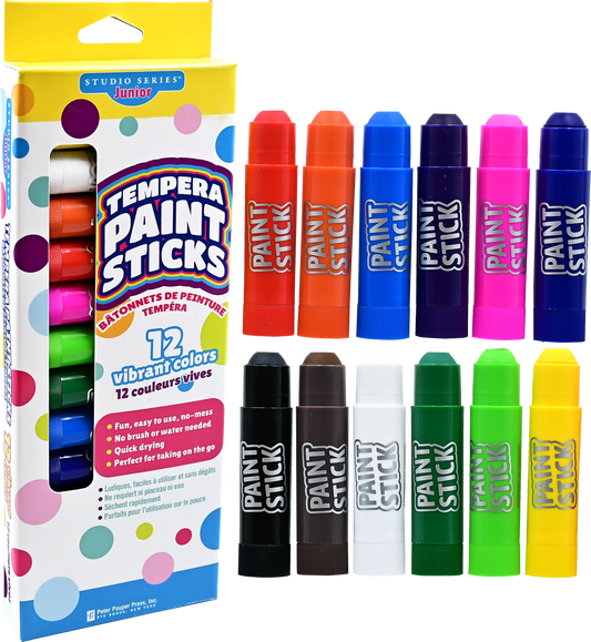 Peter Pauper Press Studio Series Junior Tempera Paint Sticks