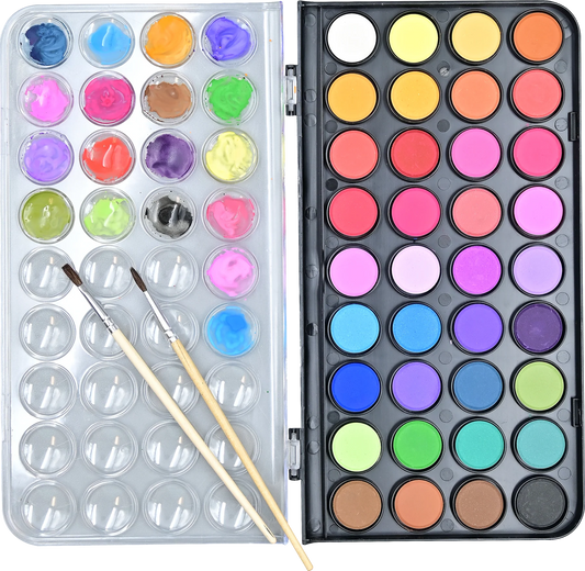 Peter Pauper Press Studio Series Junior Watercolour Paint Set 36 Colours