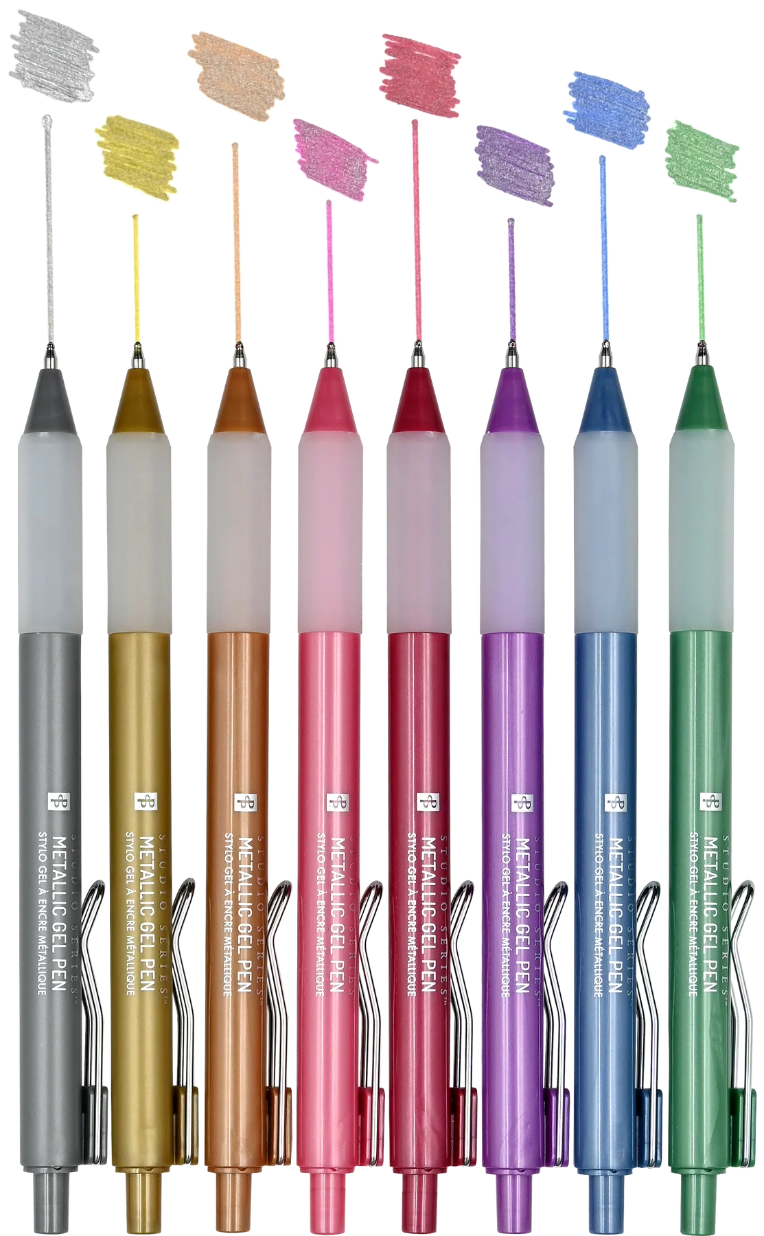 Peter Pauper Press Studio Series Metallic Gel Pens 8pk