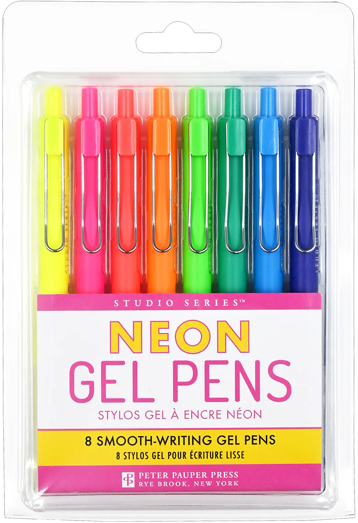 Peter Pauper Press Studio Series Neon Gel Pens 8pk