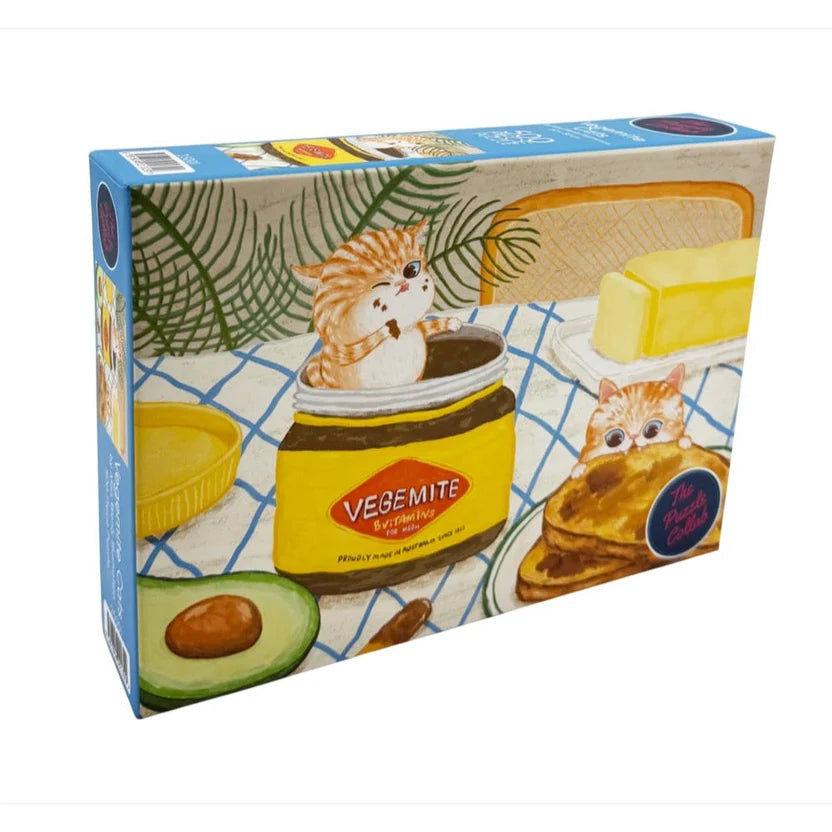 The Puzzle Collab 500pc Jigsaw Puzzle Vegemite and Cats