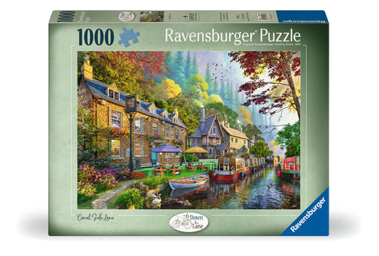 Ravensburger 1000pc Jigsaw Puzzle Down the Lane  6 Canal Side Lane