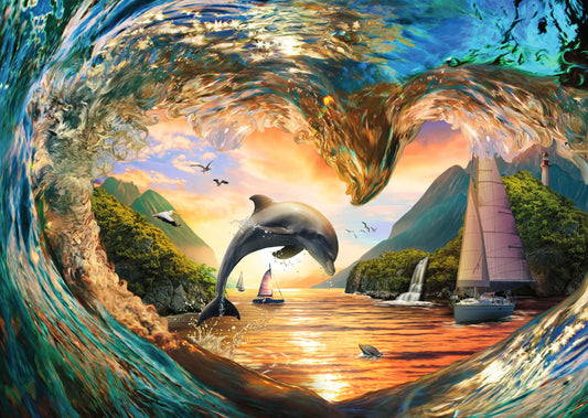 Ravensburger 1000pc Jigsaw Puzzle Sunset Splash