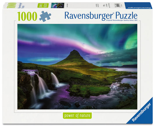 Ravensburger 1000pc Jigsaw Puzzle WJPC 2025 Aurora Over Kirkjufell