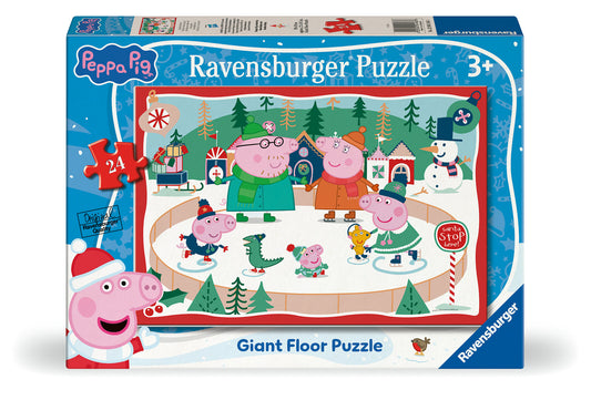 Ravensburger Peppa Pig Giant Floor Puzzle packaging on a white background
