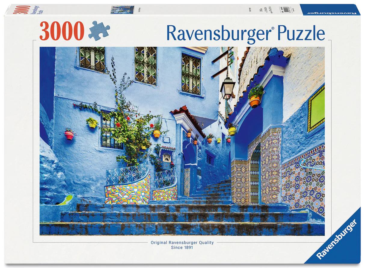 Ravensburger 3000pc Jigsaw Puzzle Colorful Morocco in Blue