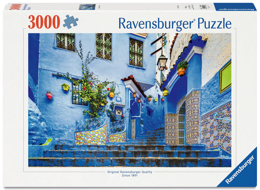 Ravensburger 3000pc Jigsaw Puzzle Colorful Morocco in Blue