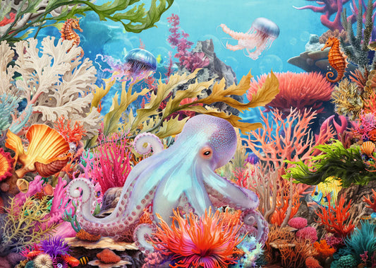 Ravensburger 500pc Jigsaw Puzzle Reef Life Large Format