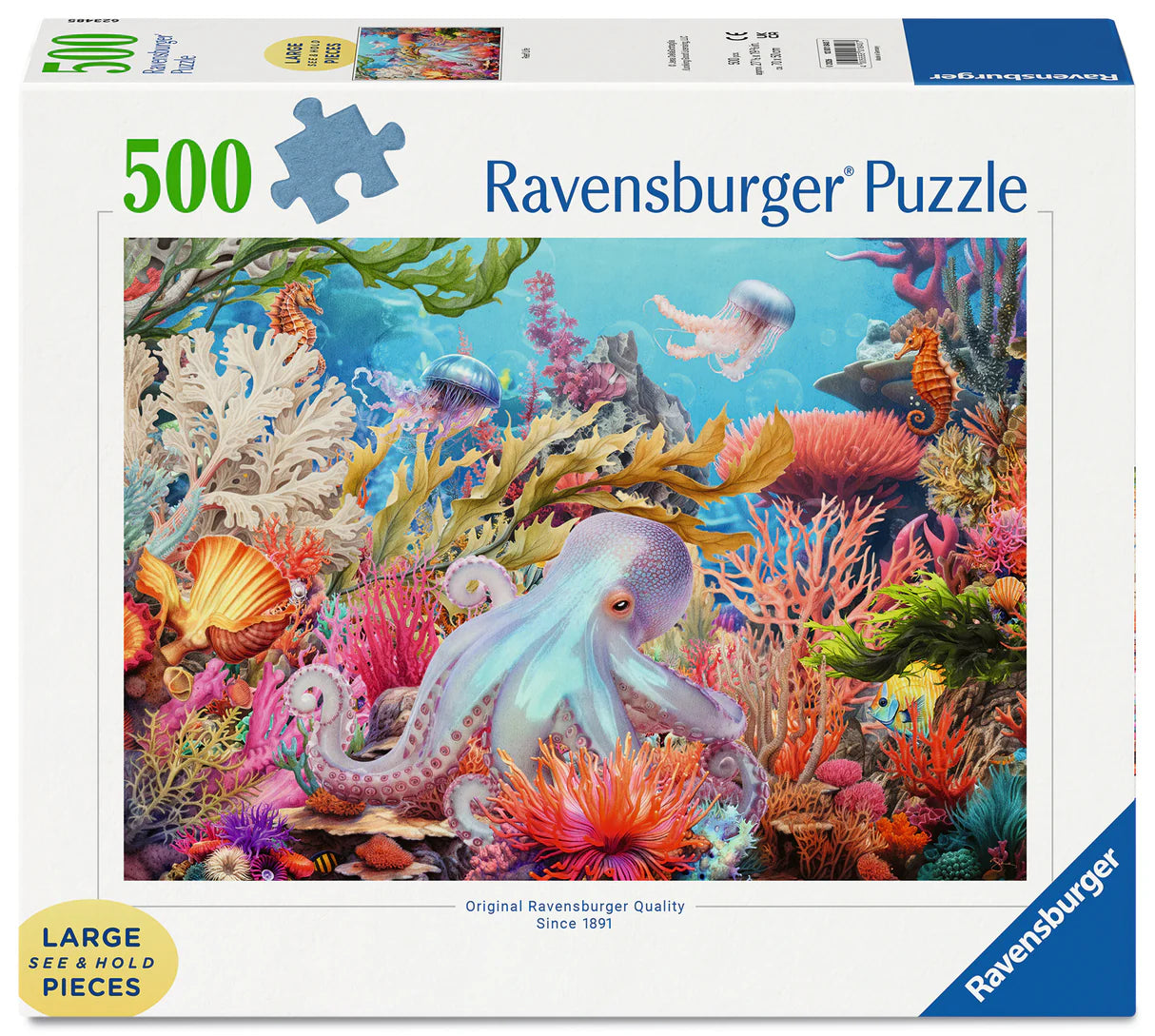 Ravensburger 500pc Jigsaw Puzzle Reef Life Large Format