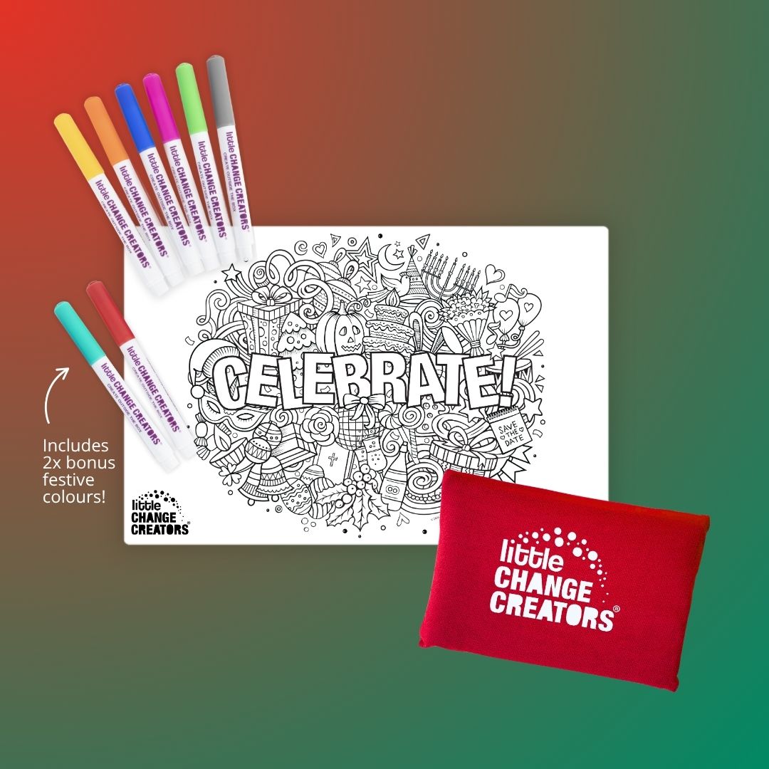 Re-Fun-Able Pocket Colouring Set Celebrate!