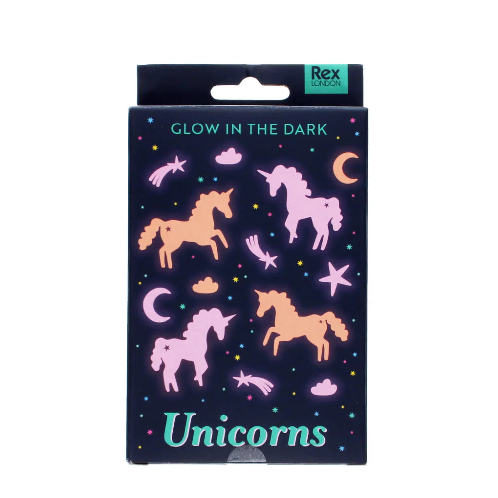 Rex London Glow In The Dark Unicorns