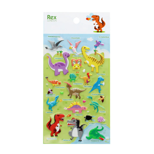 Rex London Puffy Stickers Dinosaurs
