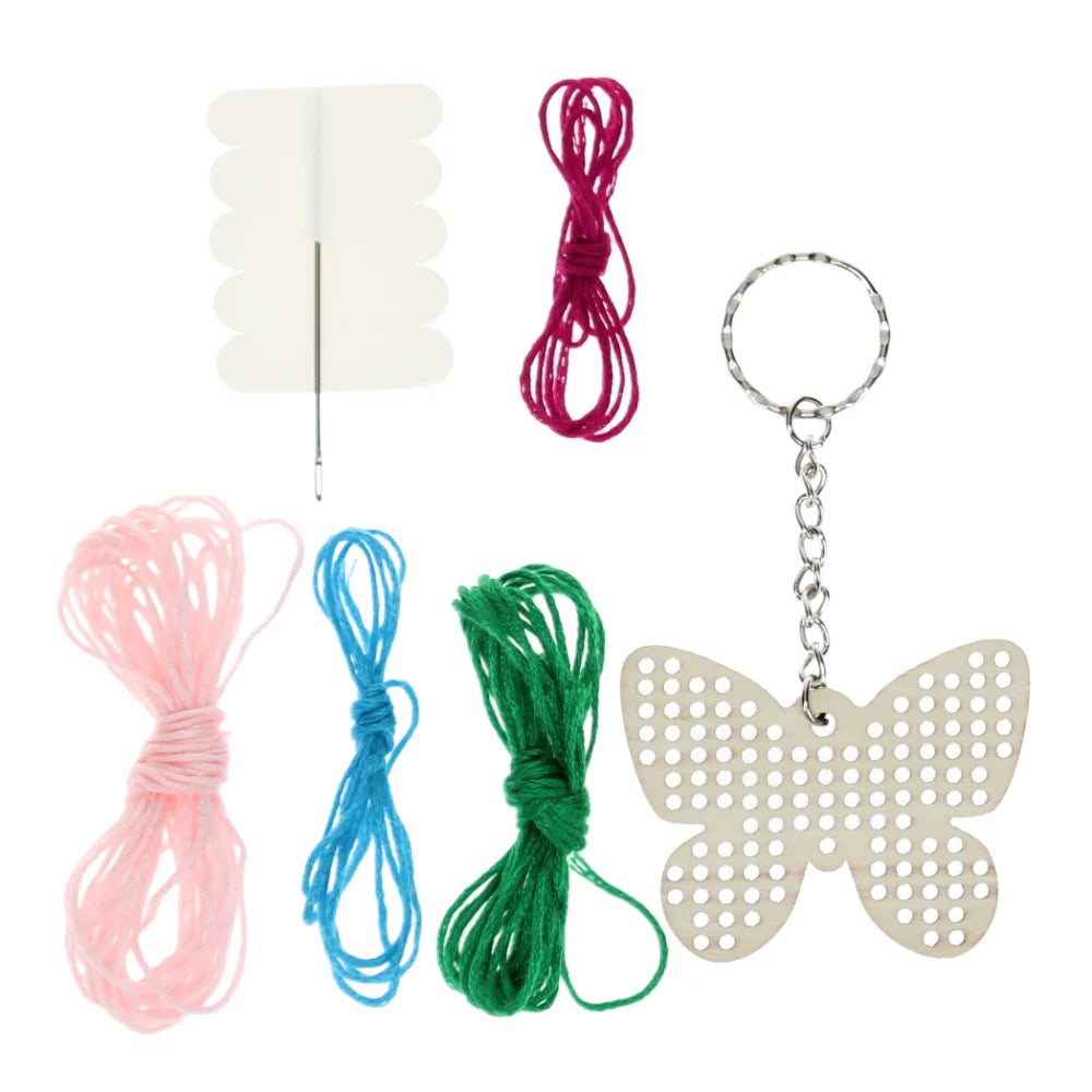 Rex London Stitch Your Own Keyring Butterfly