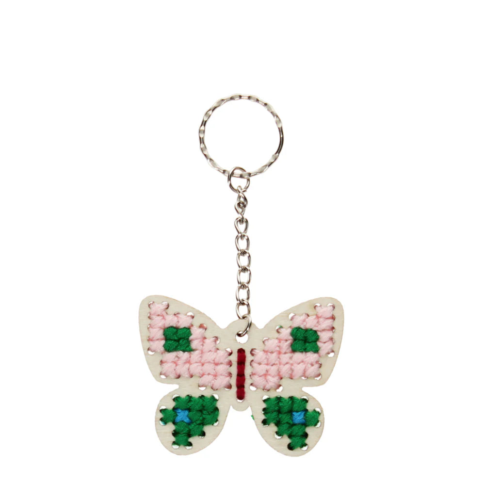 Rex London Stitch Your Own Keyring Butterfly