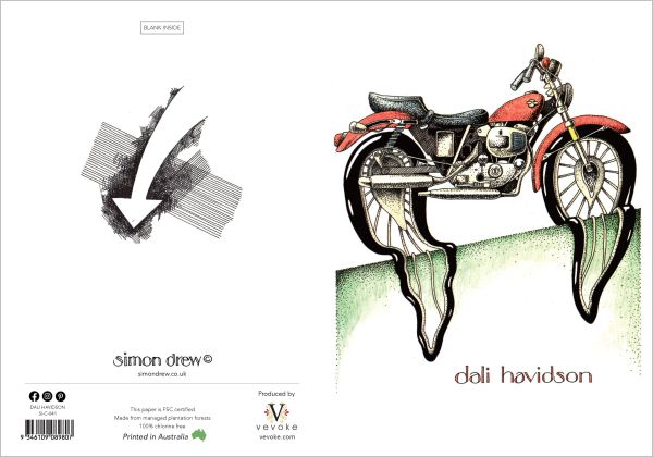 Simon Drew Greeting Card Dali Havidson