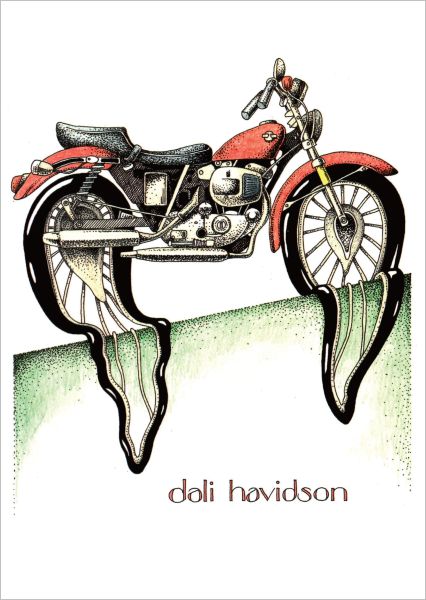 Simon Drew Greeting Card Dali Havidson