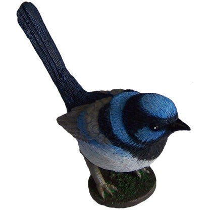 Small Plastic Bird Blue Wren
