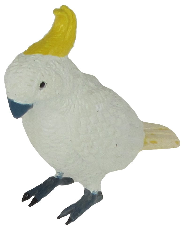 Small Plastic Bird Sulphur Cresta Cockatoo