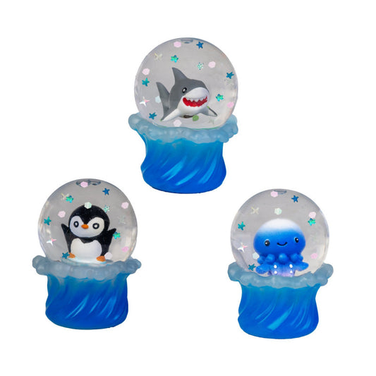 Smooshos Glow in the Dark Snow Globe Sea Animals
