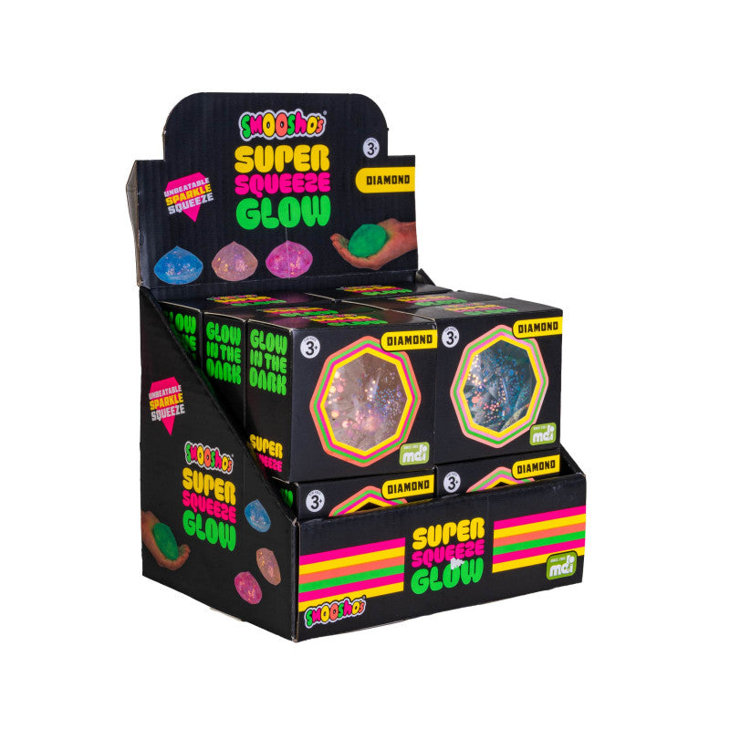 Smooshos Super Squeeze Glow in the Dark Diamond