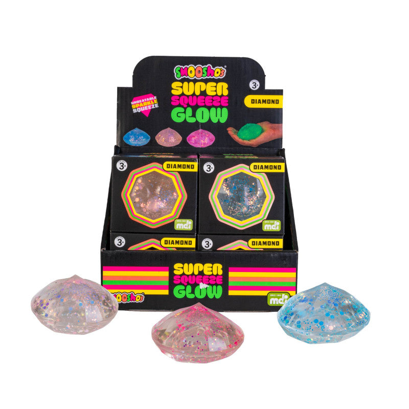 Smooshos Super Squeeze Glow in the Dark Diamond