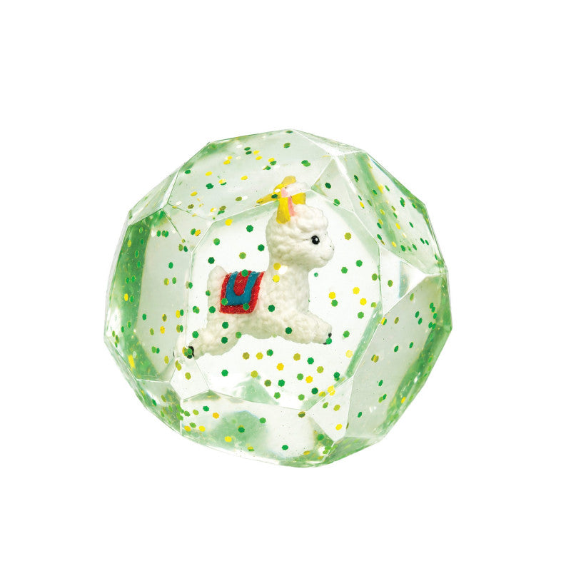 Smooshos Super Squeeze Glow in the Dark Diamond Sphere Alpaca