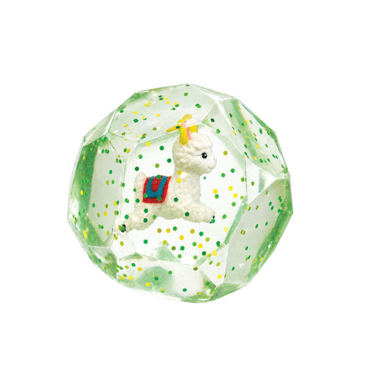 Smooshos Super Squeeze Glow in the Dark Diamond Sphere Alpaca
