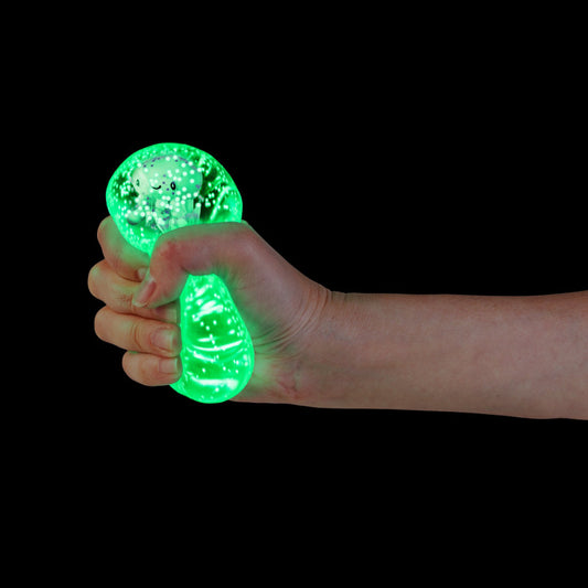 Smooshos Super Squeeze Glow in the Dark Diamond Sphere Sea Animal