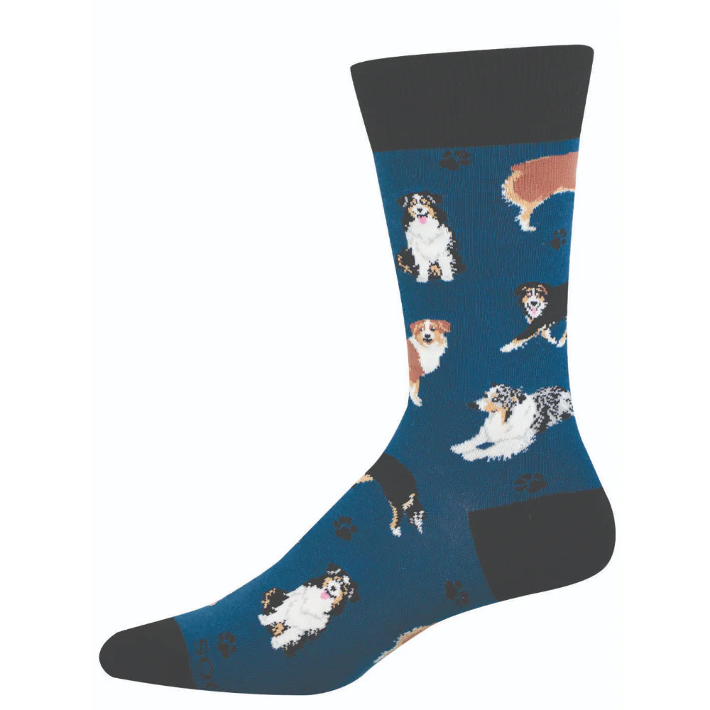 Socksmith Mens Socks Aussie Blue