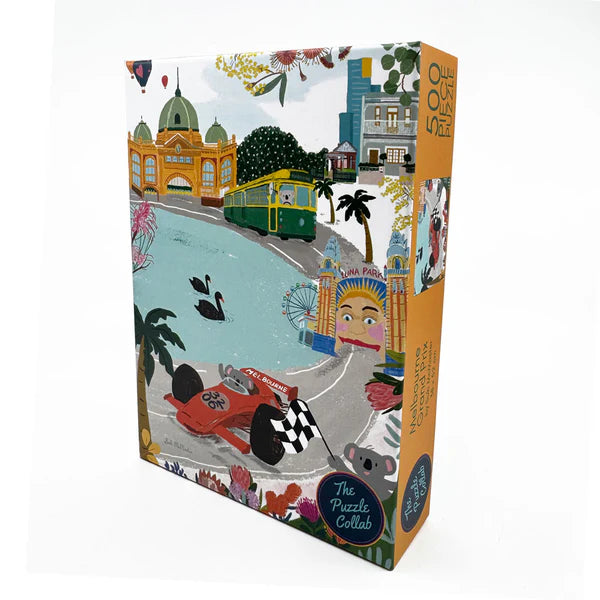 The Puzzle Collab 500pc Jigsaw Puzzle Melbourne Grand Prix