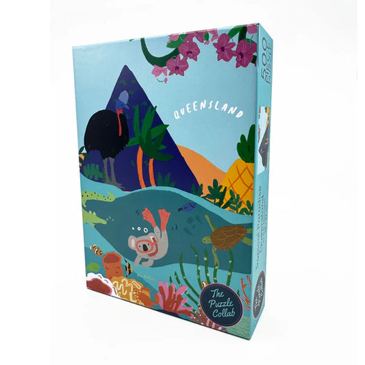 The Puzzle Collab 500pc Jigsaw Puzzle Tropical Paradise Queensland