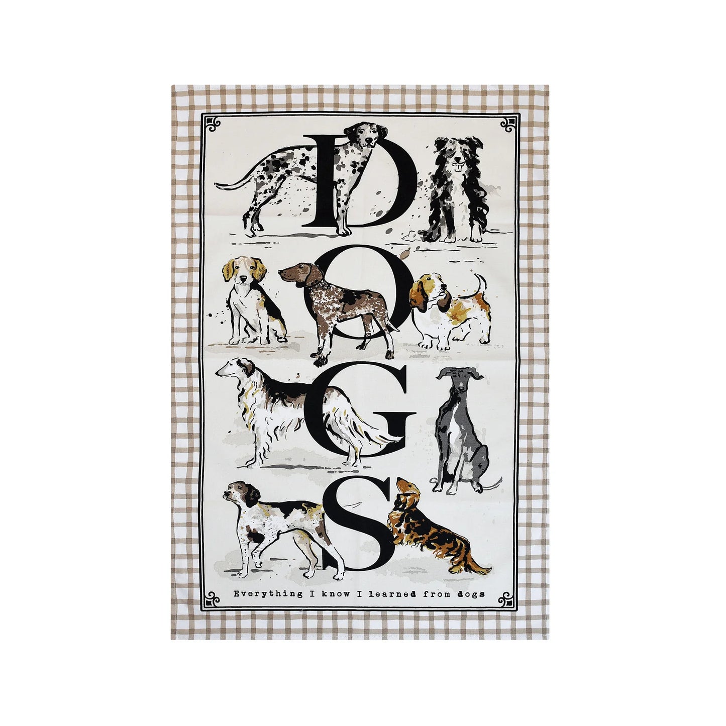 Ulster Weavers Country Dogs Tea Towel