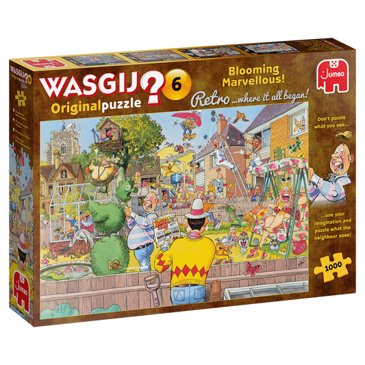 Wasgij? 1000pc Jigsaw Puzzle Retro Original #6 Blooming Marvelous
