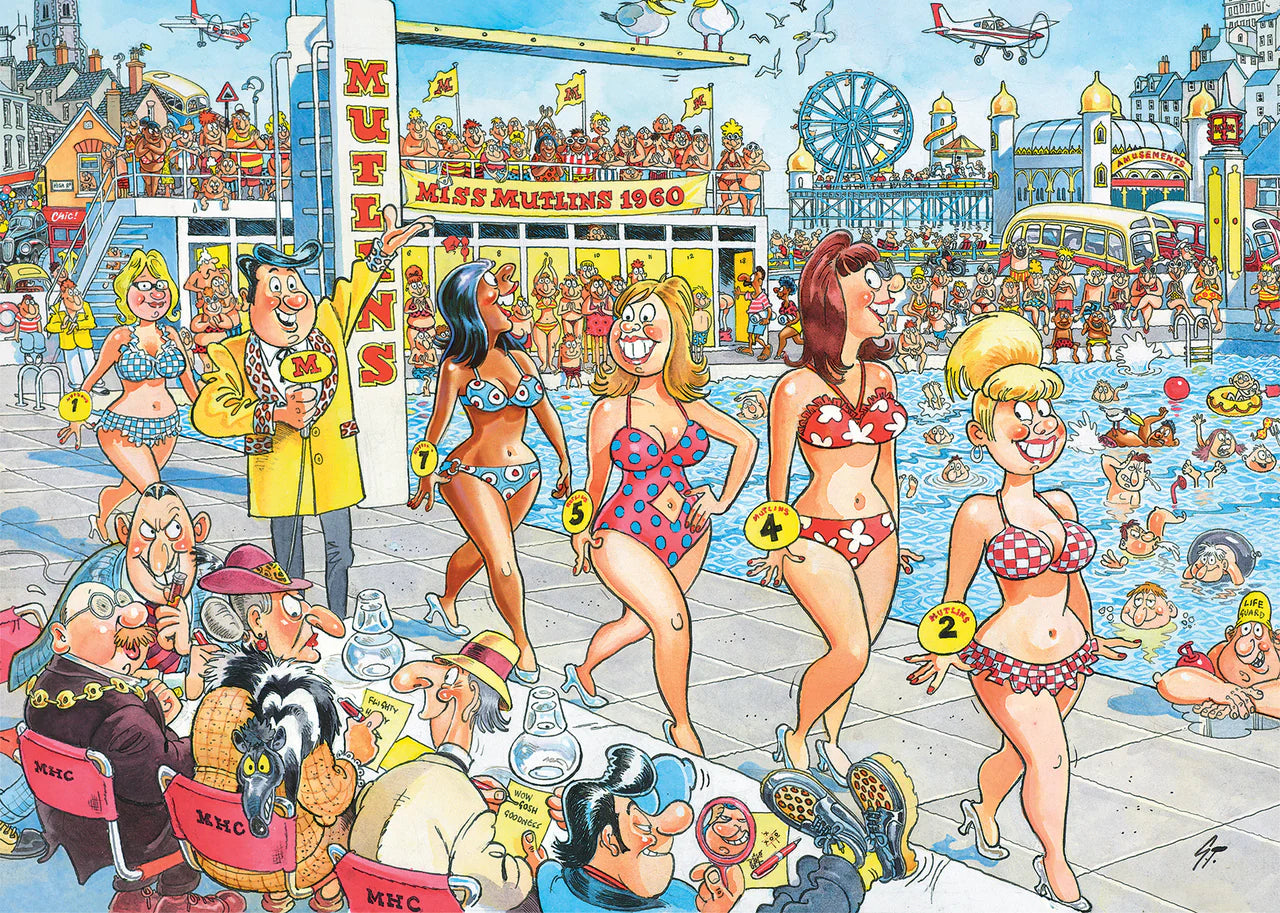 Wasgij? 1000pc Retro Destiny Jigsaw Puzzle #9 Super Models