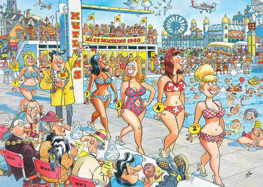 Wasgij? 1000pc Retro Destiny Jigsaw Puzzle #9 Super Models