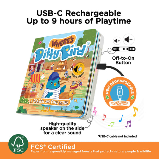 Where's Ditty Bird? Search and Find Board Book