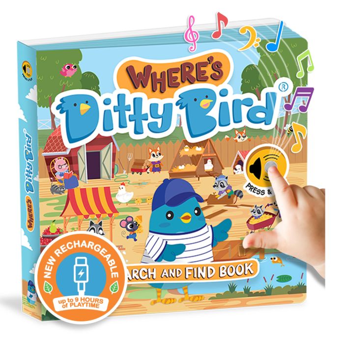 Where's Ditty Bird? Search and Find Board Book