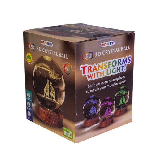 MDI LED 3d Crystal Ball Light Australia