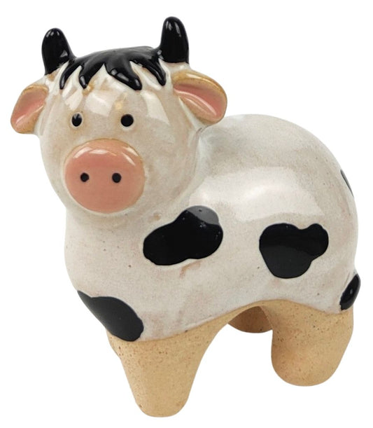 Urban Products Cow Pot Hanger against a white background