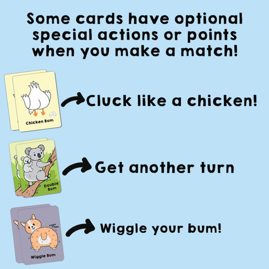 Go Bum Animals Card Game The Cheeky Version of Go Fish