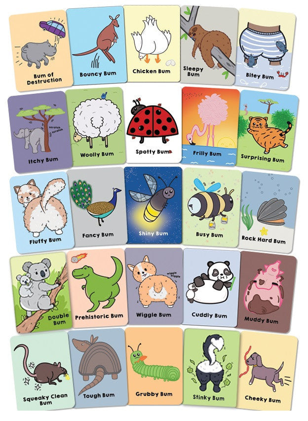 Go Bum Animals Card Game The Cheeky Version of Go Fish