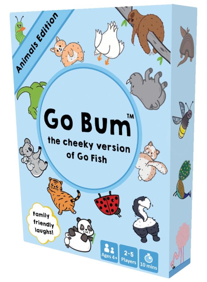 Go Bum Animals Card Game The Cheeky Version of Go Fish
