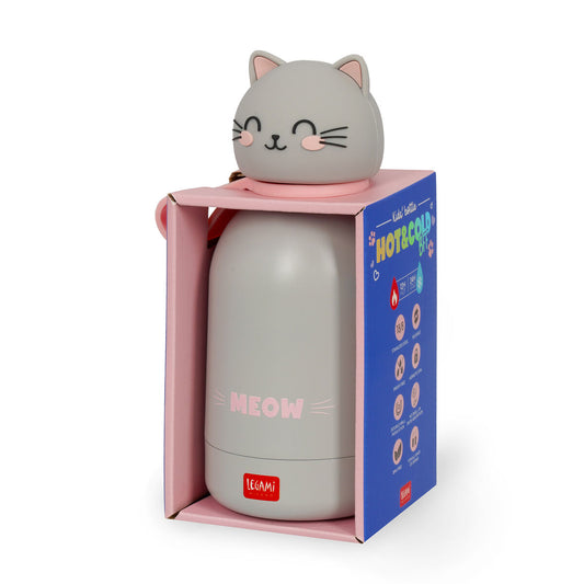 Legami Hot and Cold BFF Kids Bottle Kitty